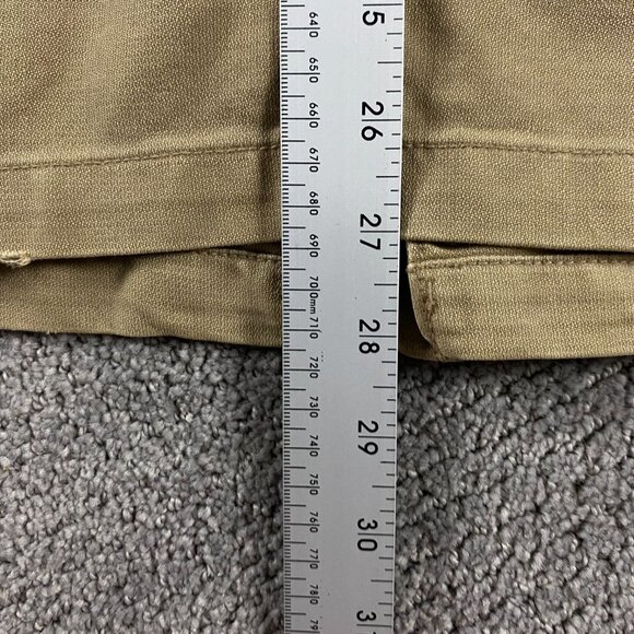 Vintage Old Navy Military Field Jacket Coat Men's Large Khaki Button Up - Picture 13 of 16